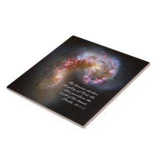 Psalms 19 Inspirational Ceramic Tile