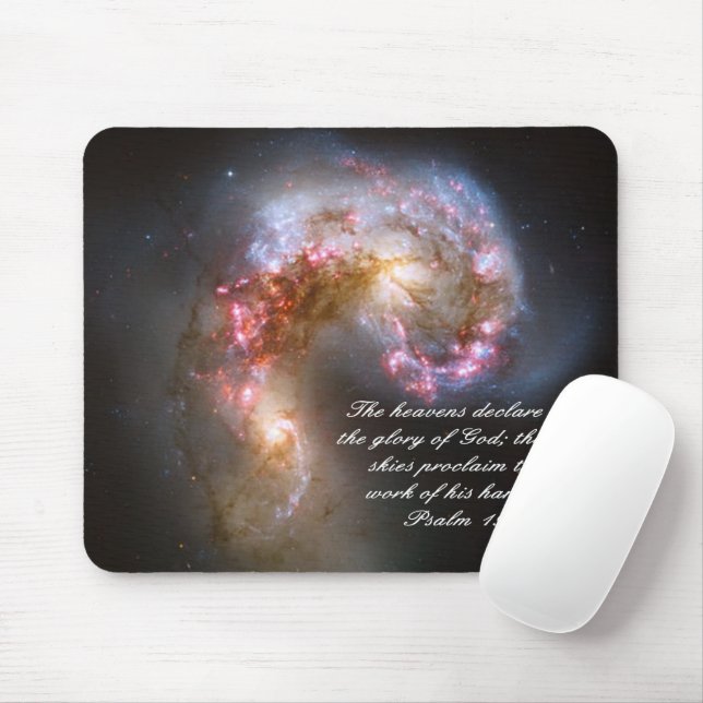 Psalms 19 Inspirational Mouse Pad (With Mouse)