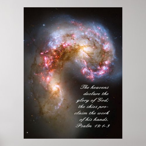 Psalms 19 Inspirational Poster