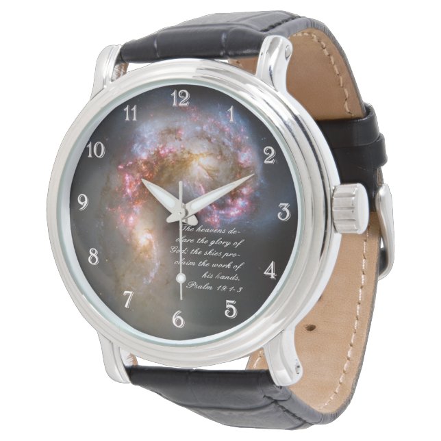 Psalms 19 Inspirational Watch (Angled)