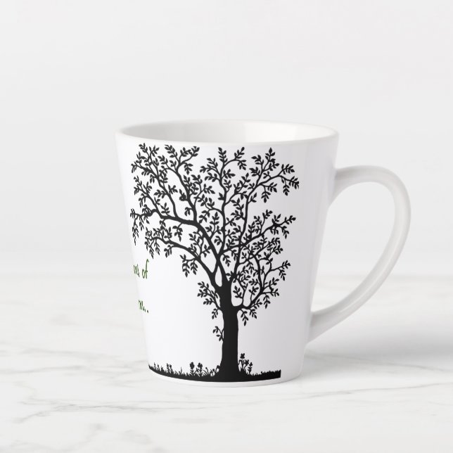 Psalms 1:3a Latte Mug (Right)