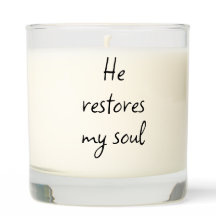Psalms 23.3 Candle