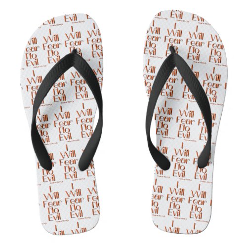 Psalms 234 Bible Verse Quote WB All_Over Unisex Flip Flops