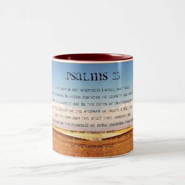 Psalms 23 Coffee Mug (Center)