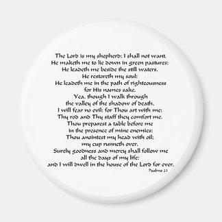 Psalms 23 magnet