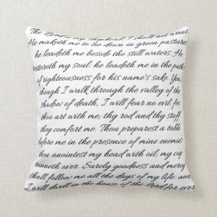 Psalms 23 Pillow