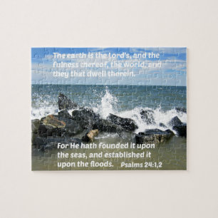 Psalms 24:1,2 The earth is the Lord's and the Jigsaw Puzzle