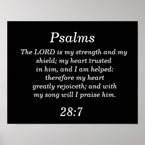 Psalms 287 _ Poster Art