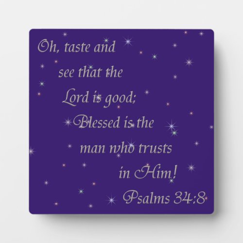 Psalms 348 plaque