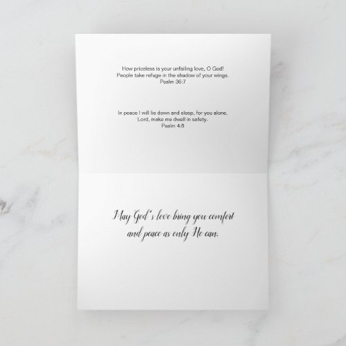 Psalms 367 and 48 NIV Folded Greeting Card