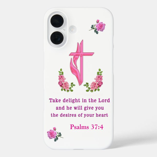 Psalms 37:4  Case-Mate iPhone case (Back)