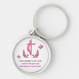 Psalms 37:4 keychain