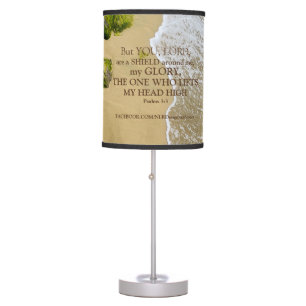 Psalms 3:3 My Shield Table Lamp