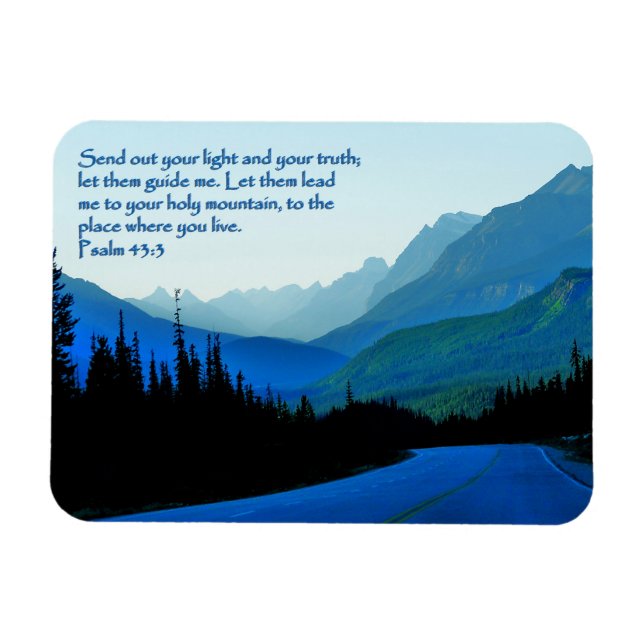 Psalms 43:3 Inspirational Magnet (Horizontal)