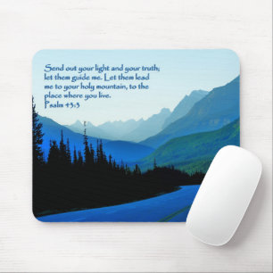 Psalms 43:3 Inspirational Mouse Pad