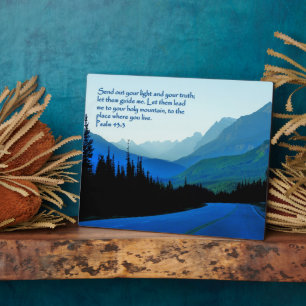 Psalms 43:3 Inspirational Plaque