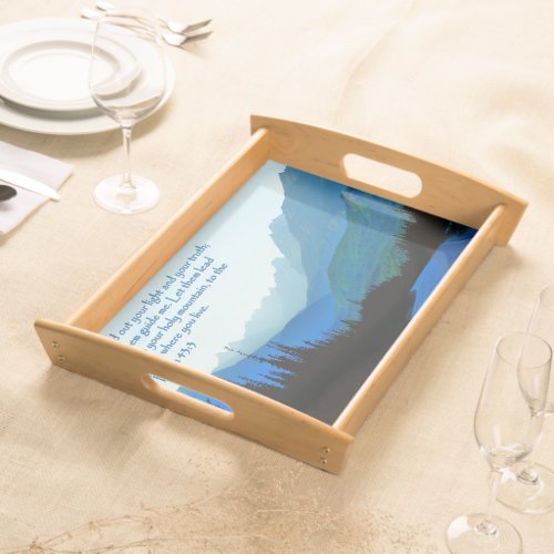 Psalms 433 Inspirational Serving Tray