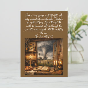 Psalms 46:1-2 Bible Verse, Scripture Encouragement Card