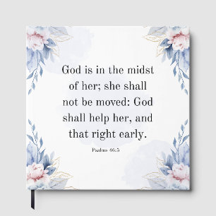 Psalms 46:5 Bible Verse God Is Within Her KJV Guest Book