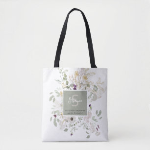 Psalms 46:5 God is Within Her Wildflower  Tote Bag