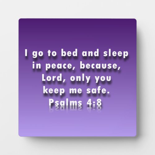 Psalms 48 plaque