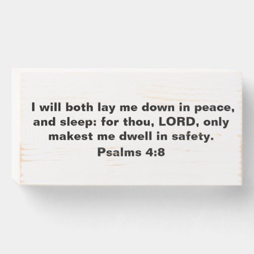Psalms 48 wooden box sign
