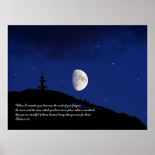 Psalms 834 Scripture Inspirational Poster