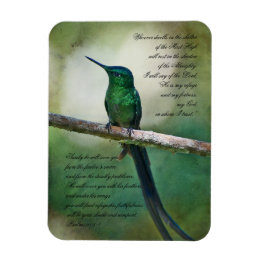 Psalms 91:1-4 Inspirational Magnet