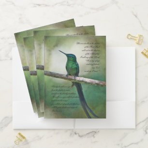 Psalms 91:1-4 Inspirational Pocket Folder