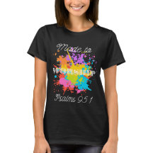 Psalms 91:1 Bible Verse T-Shirt - Made to Worship