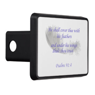 Psalms 91:4 He shall cover thee with his feathers Hitch Cover