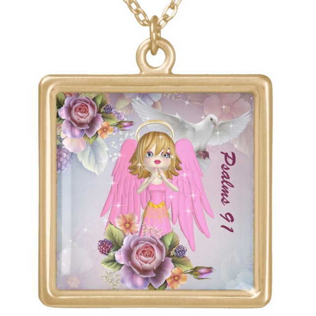 Psalms 91 Necklace (Front)