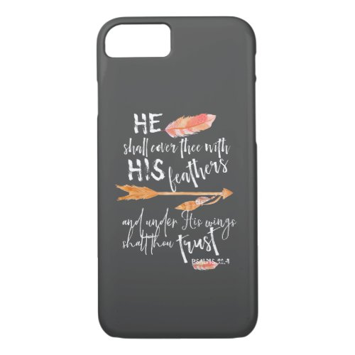 Psalms 91 Scripture Quote iPhone 87 Case