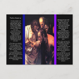 Psalms chapter 91 Postcard