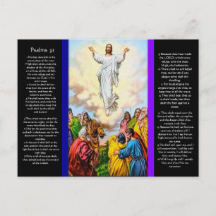 Psalms chapter 91 Postcard
