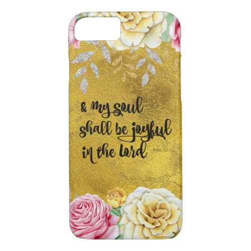 Psalms Joy Bible Verse iPhone 87 Case