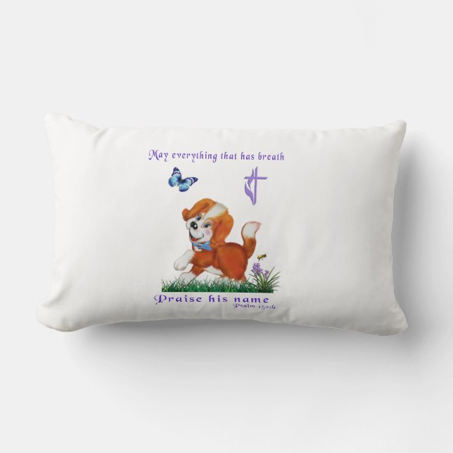 psalms lumbar pillow (Front)