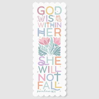 Psalms Religious Bible Verse Custom Name Bookmark