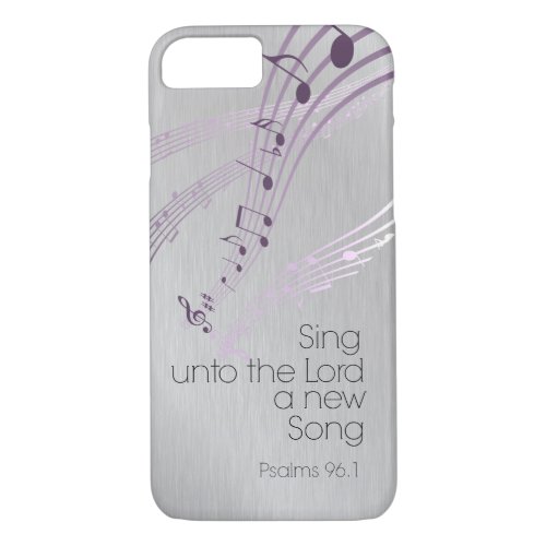 Psalms Sing unto the Lord a new Song iPhone 87 Case