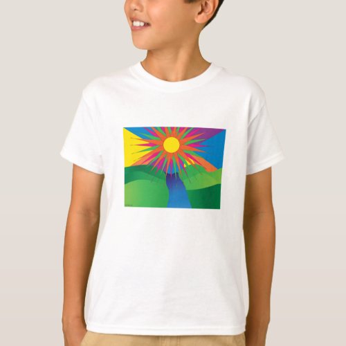 pschydelic sun mountains T_Shirt