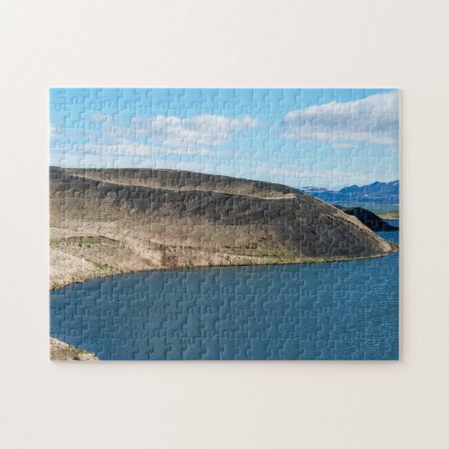 Pseudo_craters in the lake Myvatn _ Iceland Jigsaw Puzzle