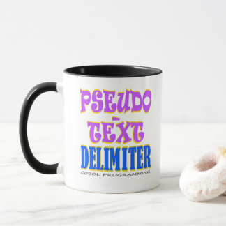 Pseudo-Text Delimiter in Cobol Programming Mug