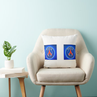 PSG cup/mug Throw Pillow