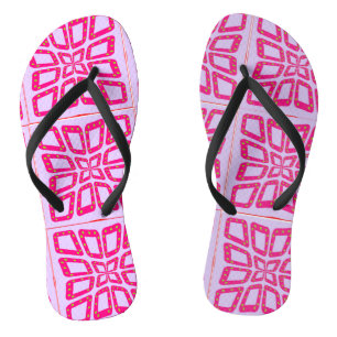 "PSG Dots Pinched Tiles" Flip Flops