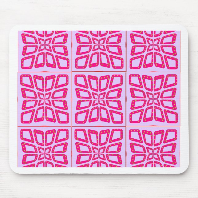 PSG Dots Pinched Tiles. Mouse Pad (Front)
