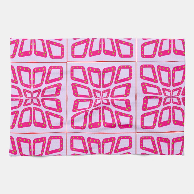 PSG Dots Pinched Tiles. Towel (Horizontal)