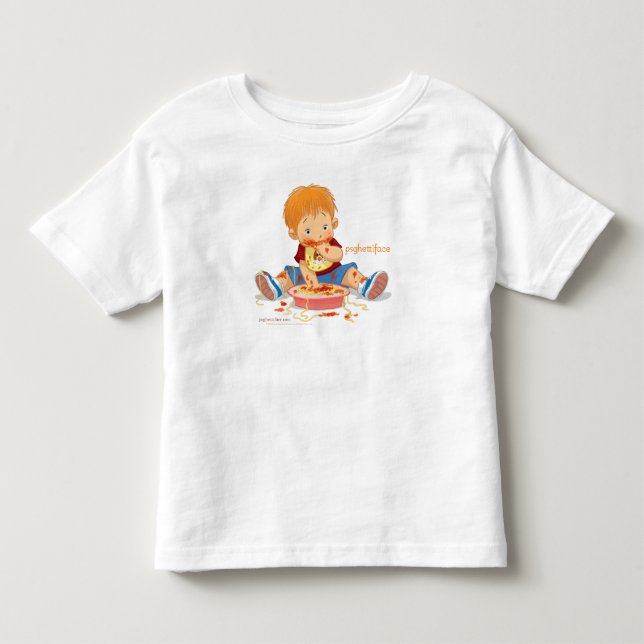 Psghettiface Boy Design - Toddler Toddler T-shirt (Front)