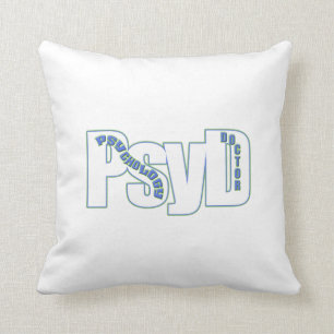 PSI SYMBOL DOCTOR of PSYCHOLOGY Throw Pillow