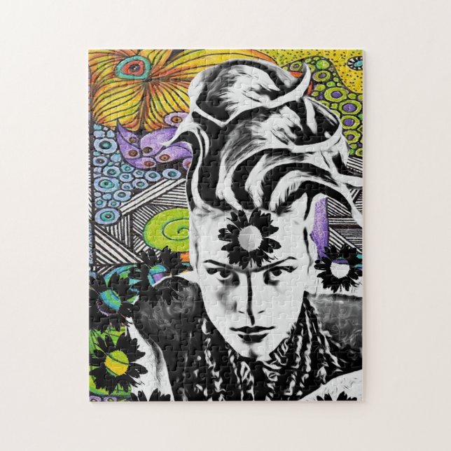Psicodelic Pop Woman Puzzle (Vertical)
