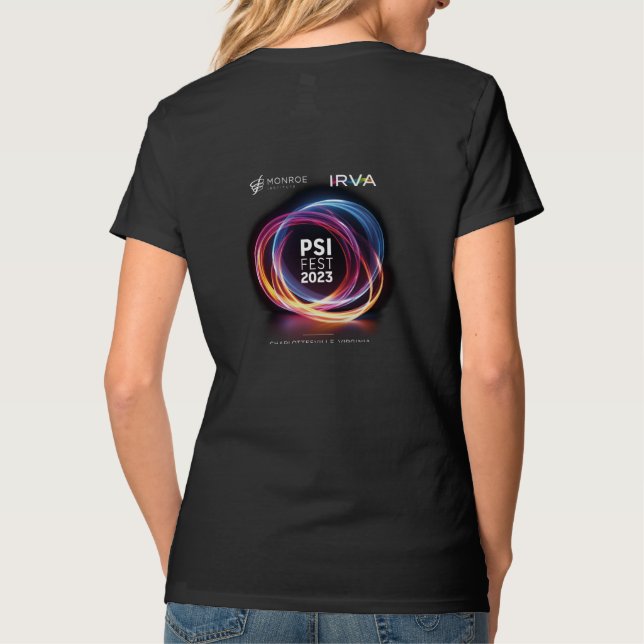 PsiFest2023 Woman's Official Conference Tee Shirt (Back)